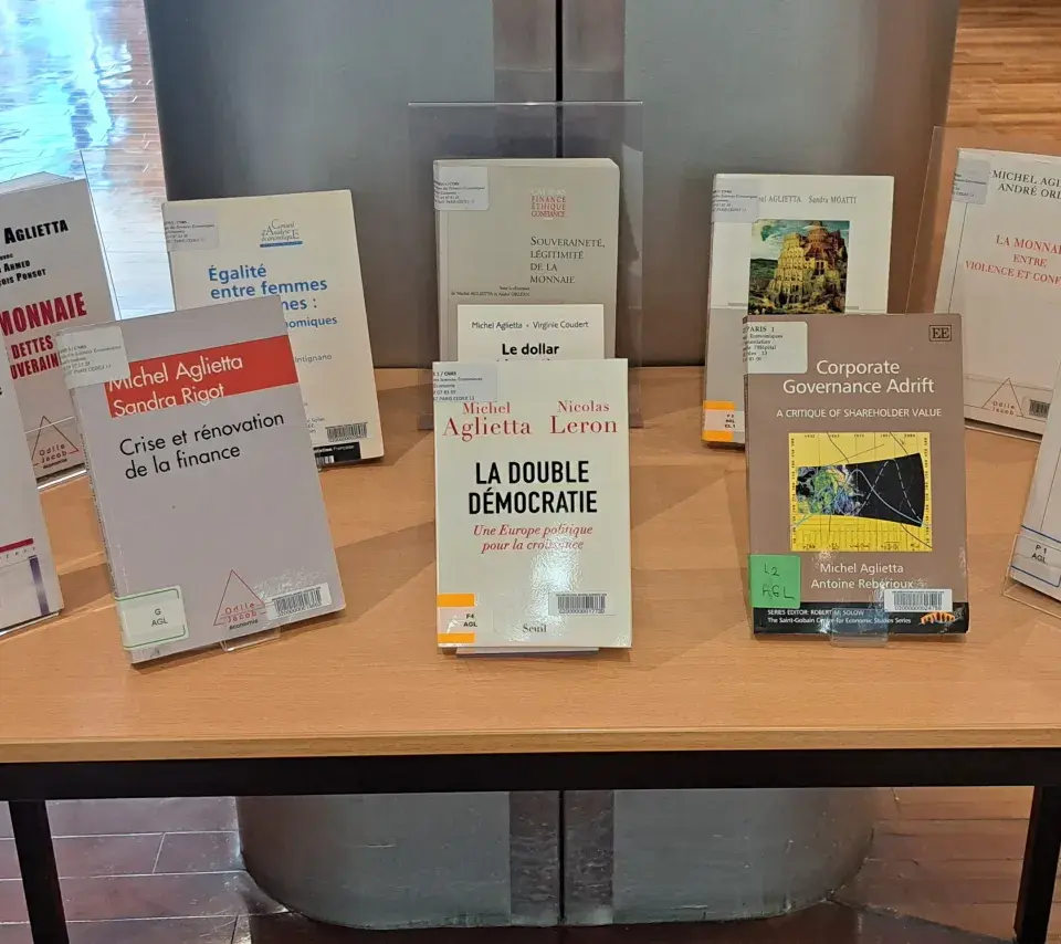 Sélection d'ouvrages de l'économiste Michel Aglietta